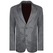 Giorgio Armani Emporio Exclusive Mens Grey Printed Blazer