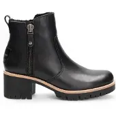 Panama jack Women's Black Trav B2 Leather Ankle Boots
