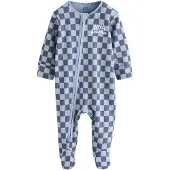 Next Pyjamas safir / ljusblå / vit