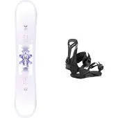 Salomon Snowboard - Snowboardpaket - Paketen Lotus 2025 för UnisexUll - Vit