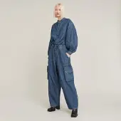 G-Star Balloon Jumpsuit - Medium blue - Women