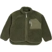 Viking Footwear Kids' Playtime Pile Midlayer Jacket Olive