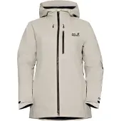 Jack Wolfskin Flowline 3in1, Skidjacka, Dam, Beige