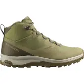 Salomon - Varma vandringsskor - Outsnap CSWP M Aloe/Stone Gray för Unisex - Storlek 45 1/3 - Grå