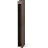 Faro LED pollare Cerler, Brun / rost, Aluminium / grå / zink, Modern, LED-utomhuslampa