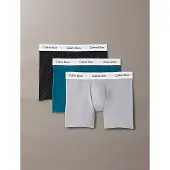 Calvin Klein 3 Pack Boxer Briefs Icon Cotton Stretch