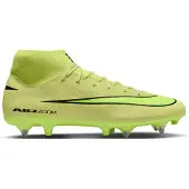 Nike Air Zoom Mercurial Superfly 10 Academy SG-PRO Anti-Clog Max Voltage - Grön/Neon/Orange - Soft Ground (SG), storlek 43