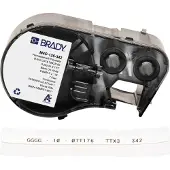Brady M4C-125-342 värmekrympslang | svart text - gul tejp | 6,00mm x 2,13m (original)