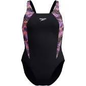 Speedo Women's Hyperboom Splice Muscleback Black/Pink