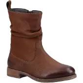 Hush puppies Emilia Läder Damstövlar Tan