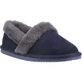 Hush puppies Ariel Mocka Kvinna Marinblå Tofflor