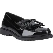 Hush puppies Verity Kiltie Läder Svarta Loafers för Damer