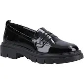 Hush puppies Reece Läder Dam Svarta Loafers
