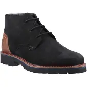 Hush puppies Moore Nubuck Herr Svarta Ankelstövlar
