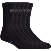 Hard Yakka Crew Bomull Unisex Vuxna Svarta Arbetsstrumpor