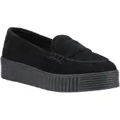 Hush puppies Tamara Mockaskinn Svarta Damen Loafers