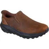 SKECHERS Conner Rayne Herrskor I Mörkbrunt Läder