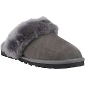 Hush puppies Samantha Mocka Grå Kvinno-Tofflor
