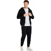 Kruze By Enzo Kruze Mens Zip Up Hoodie Träningsoverall