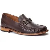 Base london Madison Leather Loafers i brunt läder för män