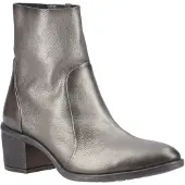 Hush puppies Winona Läder Damstövlar i Pewter