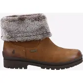 Hush puppies Alice Läderstövlar I Kamelfärg För Kvinnor
