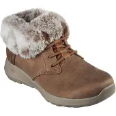 SKECHERS On-the-GO Joy Cozy Charm Polyester Damernas Kastanjebruna Vinterankelstövlar