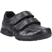 Hush puppies Vance Läderherrarnas Svarta Loafer