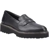 POD Kenny Läder Dam Svarta Loafers