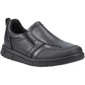 Hush puppies Sergio Läderherrarnas Svarta Loafer