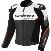 SHIMA Bandit 2.0 perforerad motorcykel läderjacka