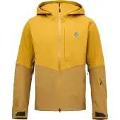 Black Diamond - Skidjackor - M Recon Stretch Shell Amber Flax för UnisexNylon - Storlek M - Gul