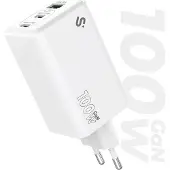 Subblim Gan Usb-a Och Usb-c Väggladdare 100w
