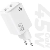 Subblim Gan Usb-c Väggladdare 45w