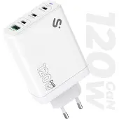 Subblim Gan Usb-a Och Usb-c Väggladdare 120w