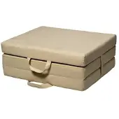 Viking Choice Vikbar madrass gästmadrass 80x200 cm tjocklek 10 cm benvit