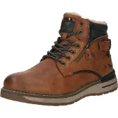 Mustang Boots med snörning karamell / svart
