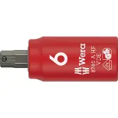 Wera Hylsa med spindel WE05005903001; 1/4''; 6 mm