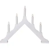 Star Trading Ljusstake Alma Vit 44cm