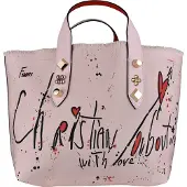 Christian Louboutin Frangibus liten tygväska Rosa