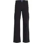 Jack & Jones Byxor - JpstKane - Noos - Svart - - 10 år (140) - Byxor - Bomull