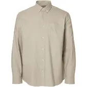 Selected Skjorta 'Rick' ljusbeige