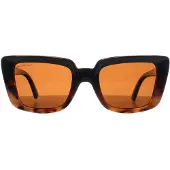 Montana Rectangle Dam Shiny Black Turtle Brown Polarized MP193