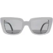 Montana Rectangle Dam Shiny White Smoke Polarized MP193
