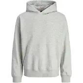 Jack & Jones Sweatshirt 'JCOInterlude' gråmelerad / vit