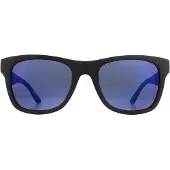 Lacoste Rectangle Unisex matt svart blå gradient vikbara solglasögon