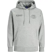 Jack & Jones Sweatshirt 'JORBradley' ljusgrå / svart