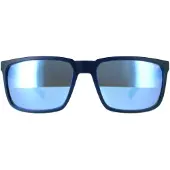 Arnette Rectangle Unisex Matte Top Navy On Ljusblå Mörkgrå Mirror Water Polarized Stripe AN4251