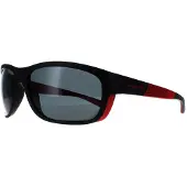 Arnette Square Herrar Svart Mörkgrå Polarized AN4337 Floresta