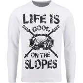 Key Largo T-shirt 'Slopes' svart / vit